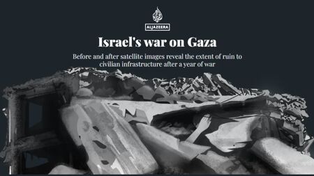 Israel's War on Gaza Website Screenshot