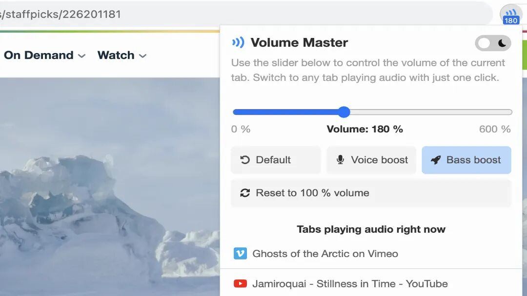 Volume Master Screenshot