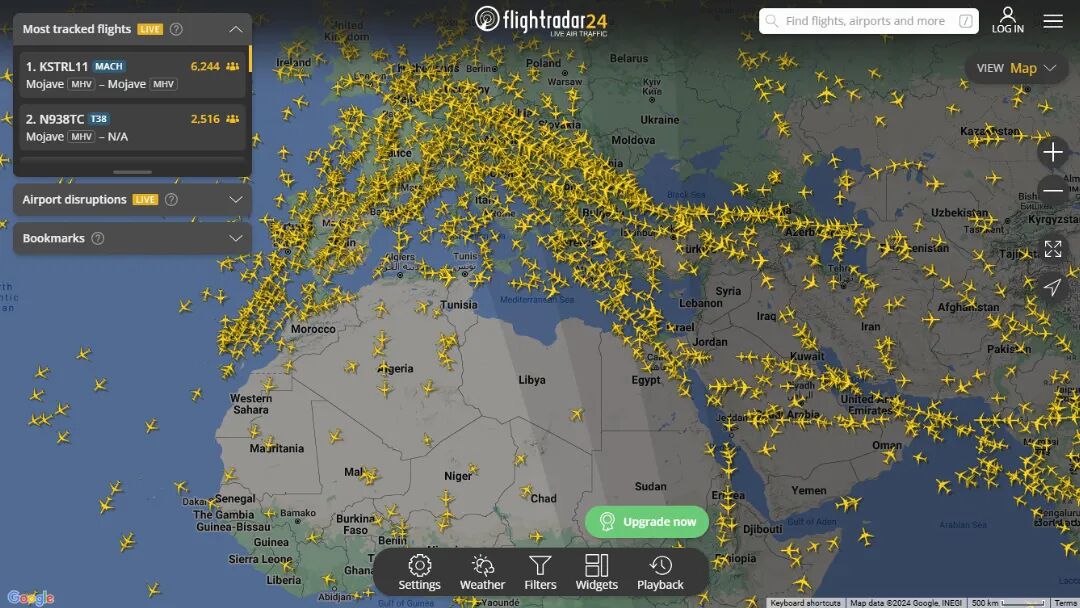 Flightradar24 Screenshot