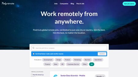 Truly Remote Website Screenshot