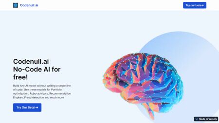 Codenull.ai Website Screenshot