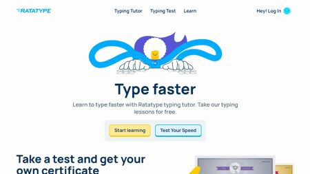 Ratatype Website Screenshot