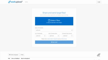 workupload Website Screenshot