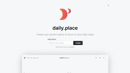 daily.place Website Screenshot