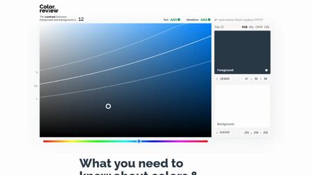 Color.review Website Screenshot