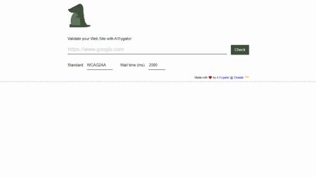 A11ygator Website Screenshot