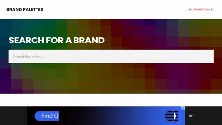 Brand Palettes Website Screenshot