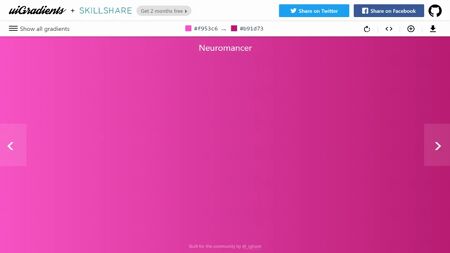 uiGradients Website Screenshot