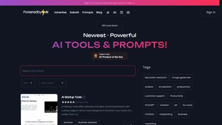 PoweredbyAI Website Screenshot