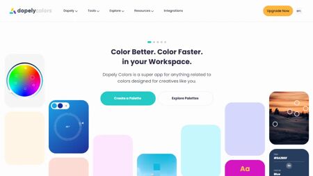 Dopely Colors Website Screenshot