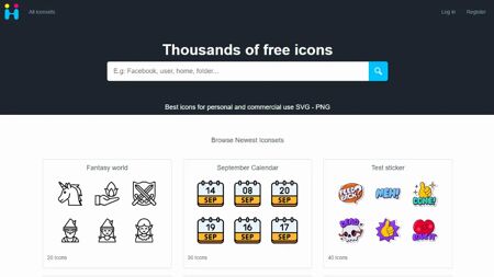 icon-icons.com Website Screenshot