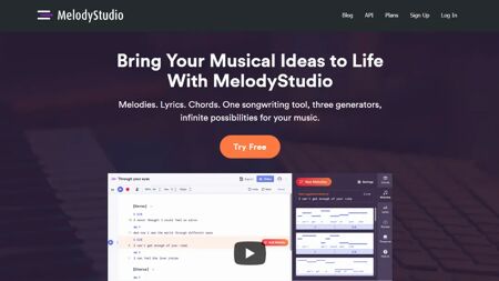 MelodyStudio Website Screenshot