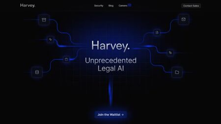 Harvey.ai Website Screenshot