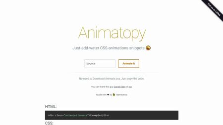 Animatopy Website Screenshot