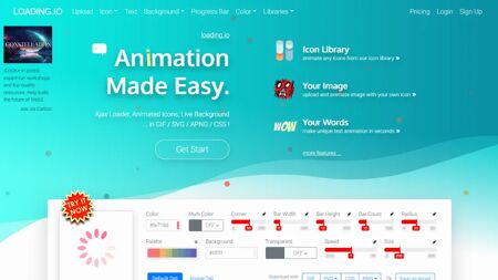 loading.io Website Screenshot