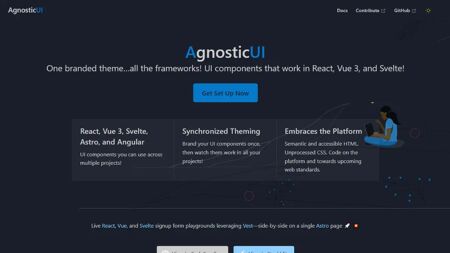 AgnosticUI Website Screenshot