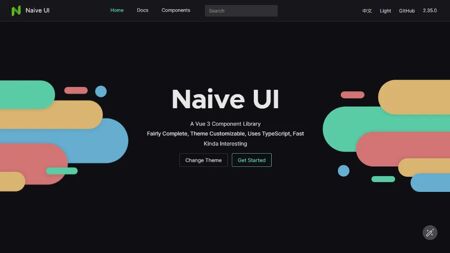 Naive UI Website Screenshot