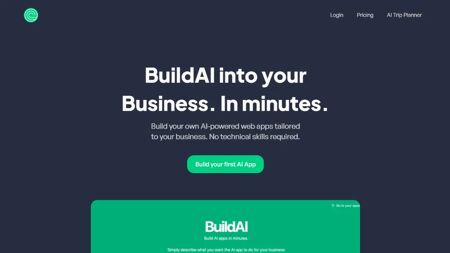 BuildAI Website Screenshot